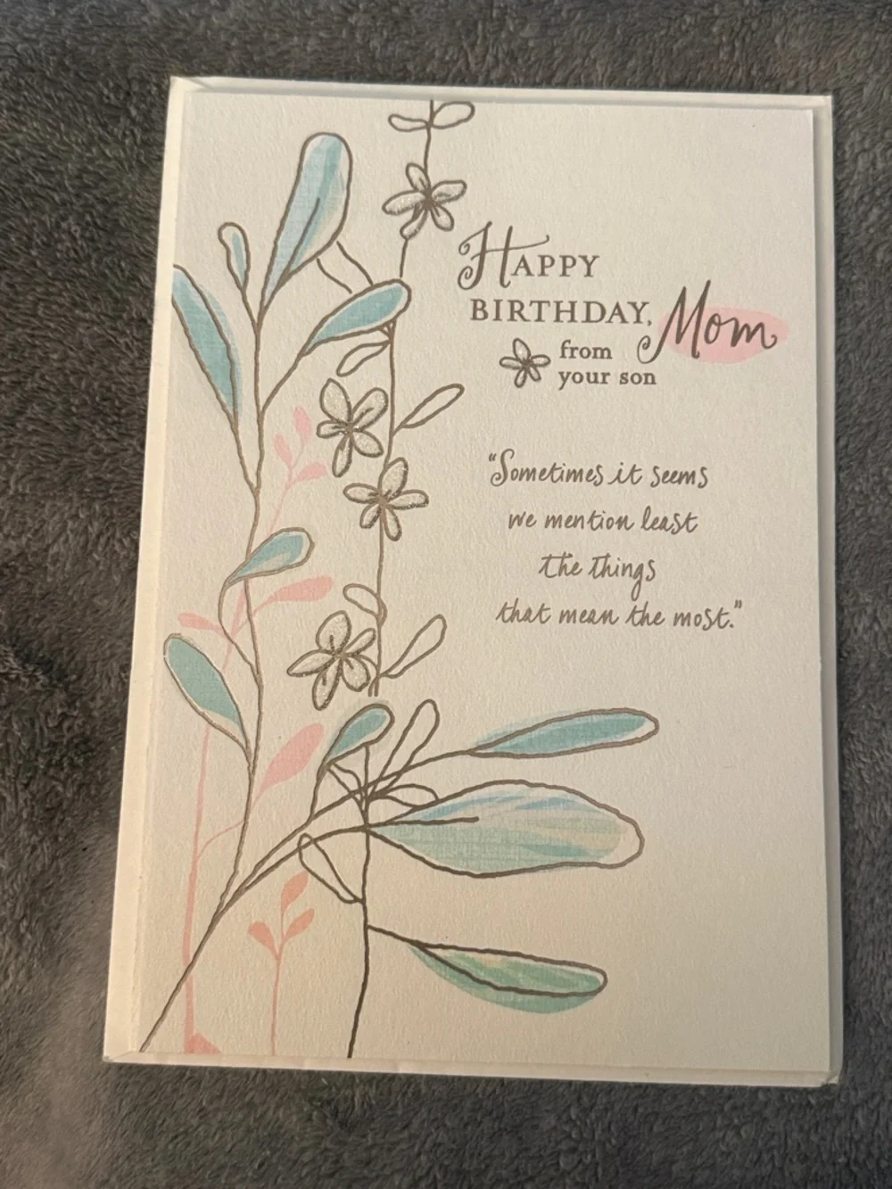 🌻 Bundle of 2 Hallmark Happy Birthday Mom Cards